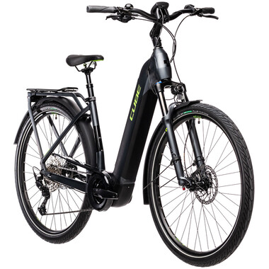 Bicicleta de viaje eléctrica CUBE TOURING HYBRID EXC 500 WAVE Negro 2021 0